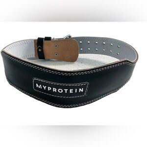 Myprotein Leather Weight Lifting Belt Back Core Support Size Medium